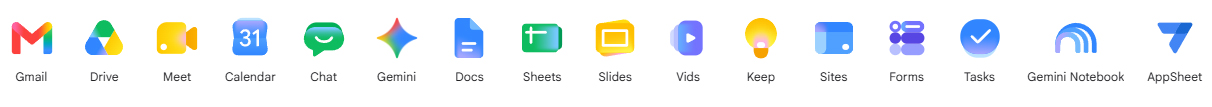 Herramientas de Google Workspace